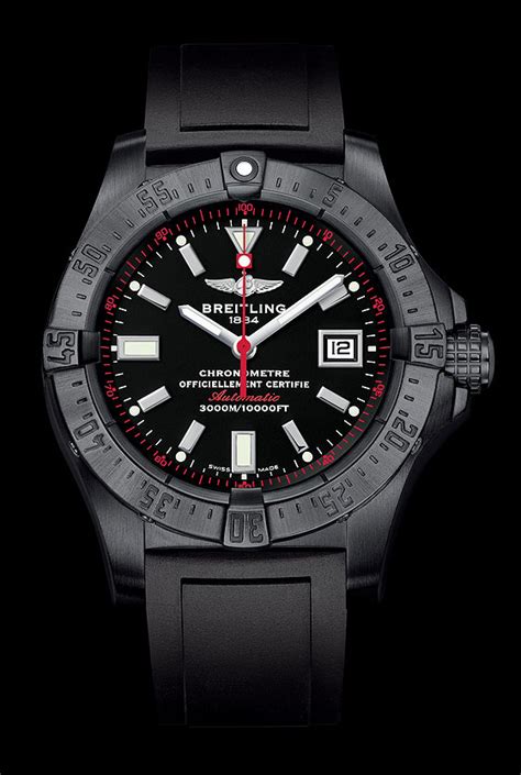 breitling all black watch|Breitling watch price.